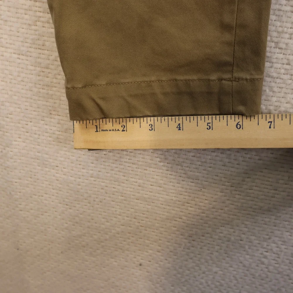 Banana Republic Mens 30x32 Aiden Slim Fit Chinos Olive Green S/795219-00